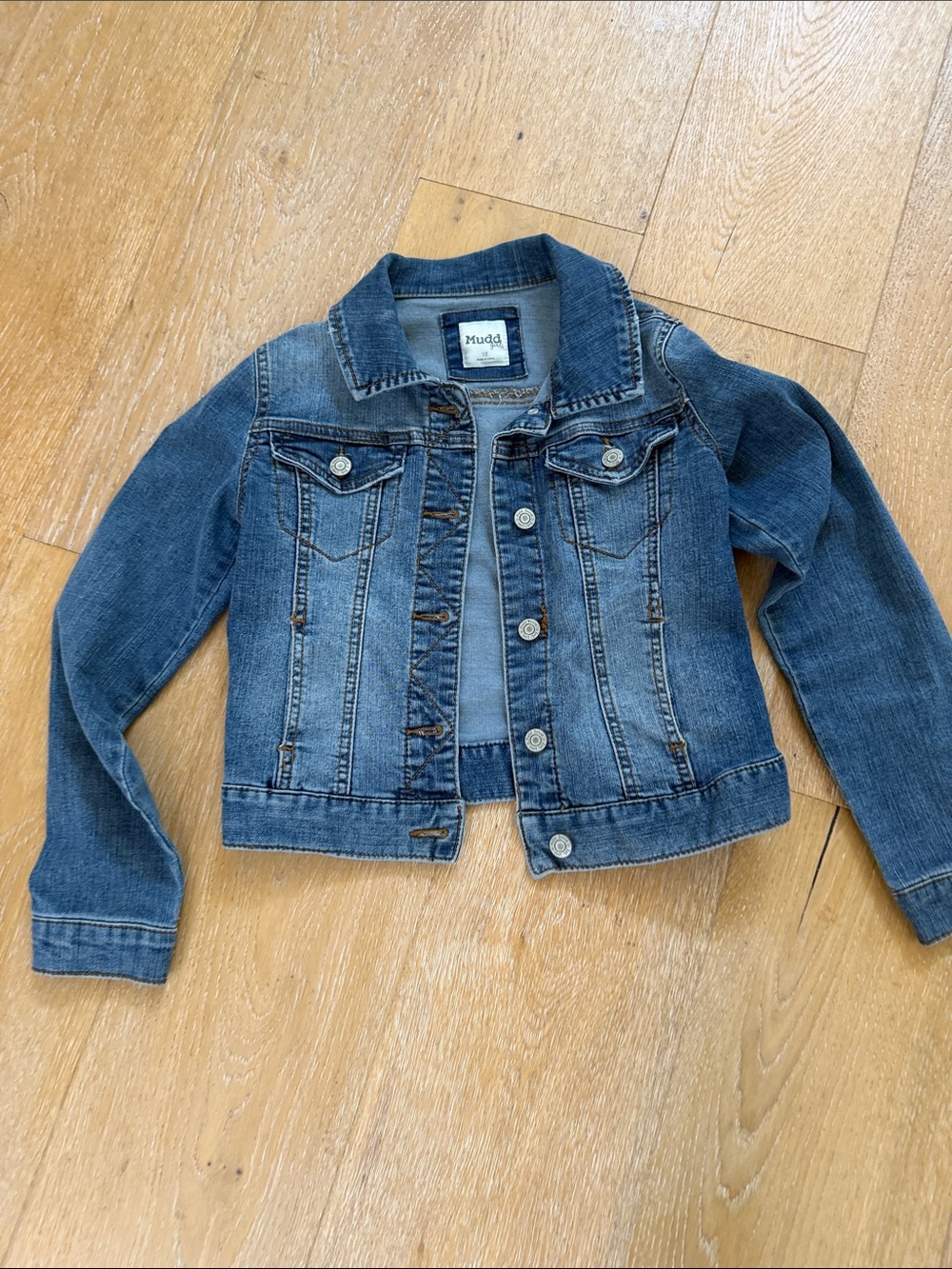 Mudd Girls' Medium Blue Denim Jacket